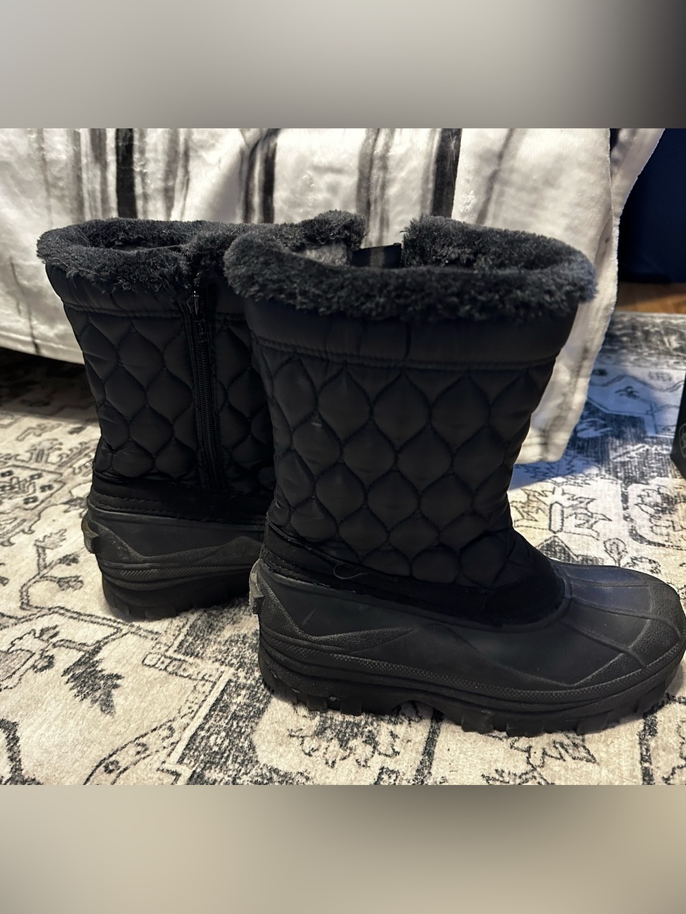 Black Winter Boots